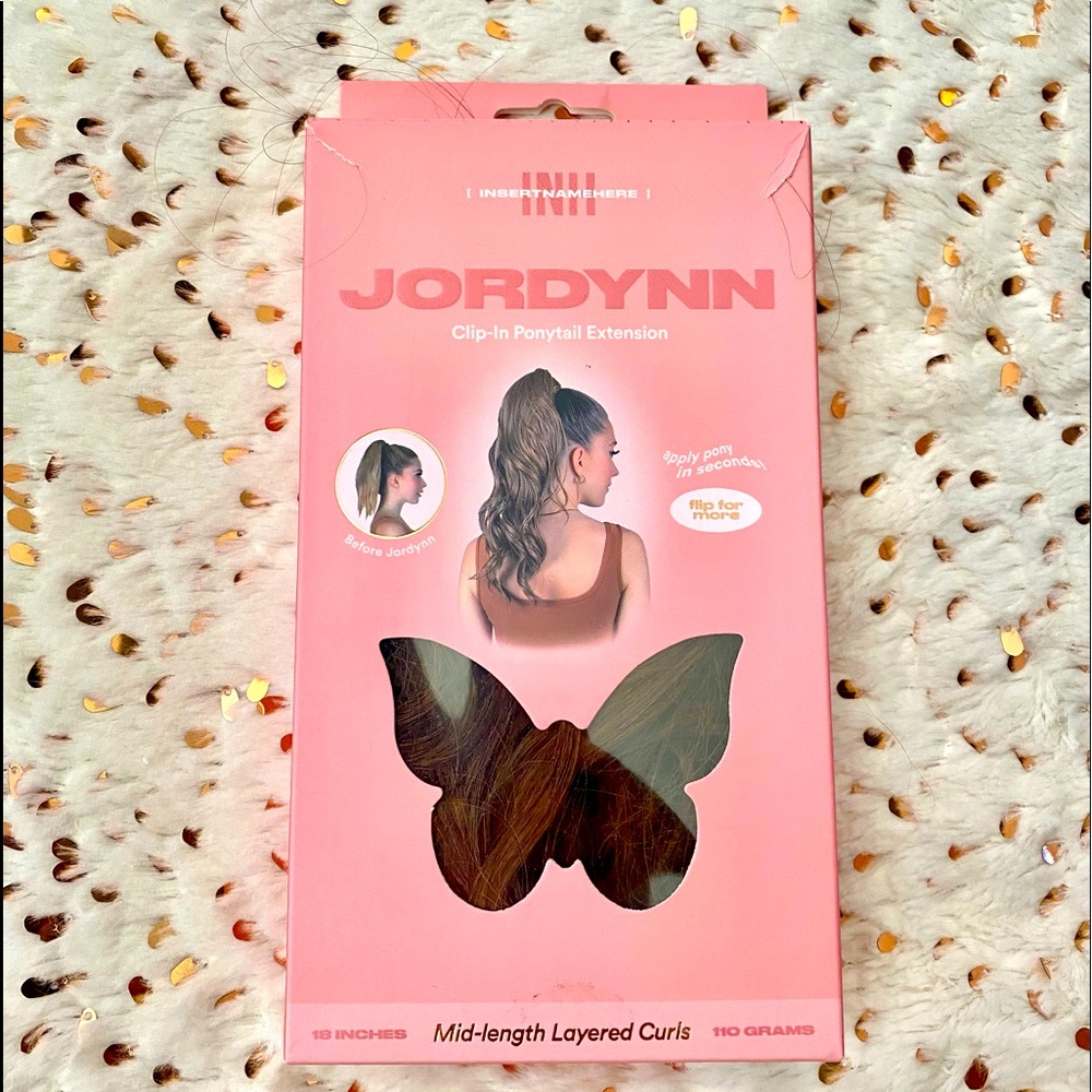 Jordynn Ponytail Hair Extensions. Wraps around your pony. New!